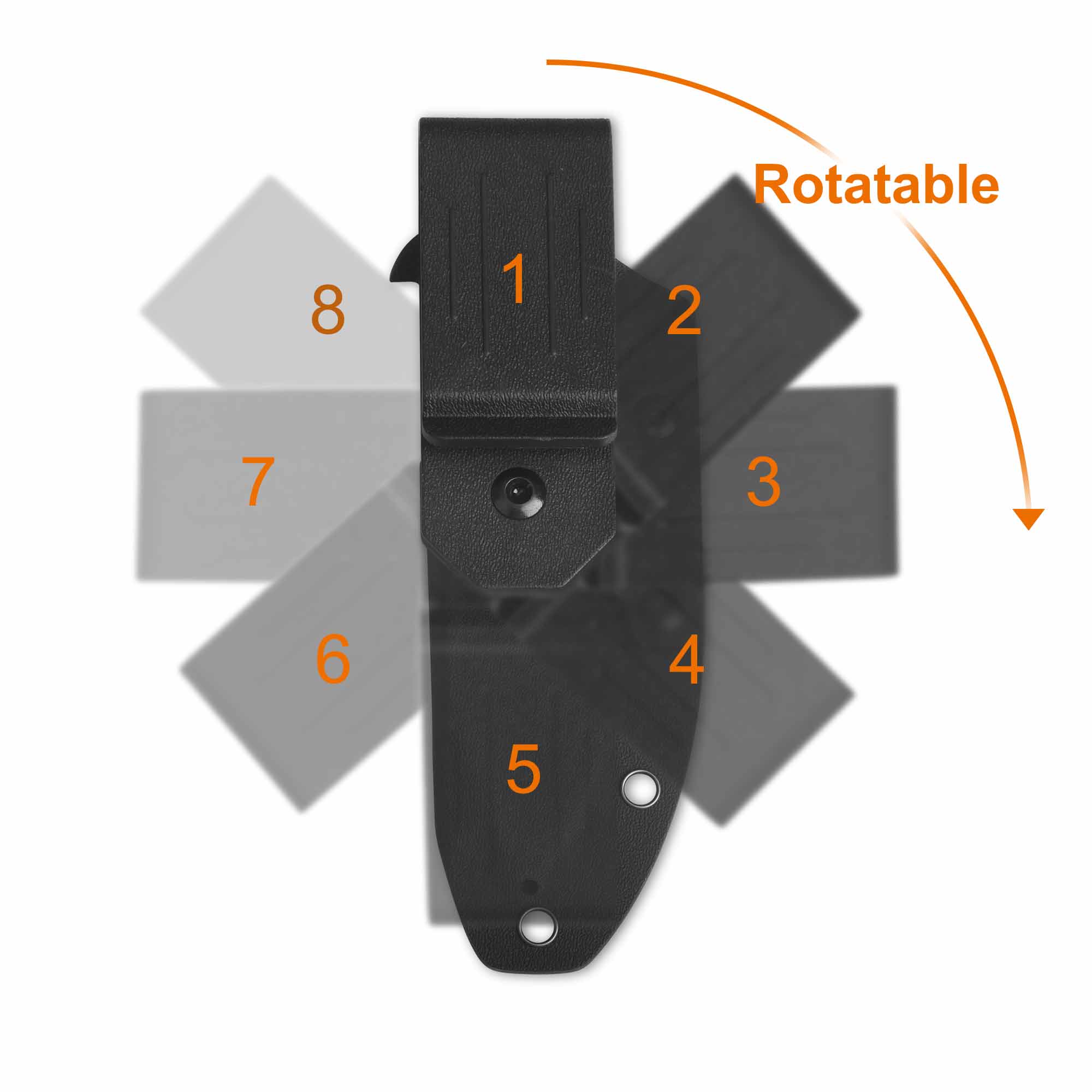 QSP Canary Fixed Blade Knife - Cr8Mo2VSi (DC53) Steel Blade with Black Micarta Handle - Outdoor Survival, Hunting, Camping & EDC Knife
