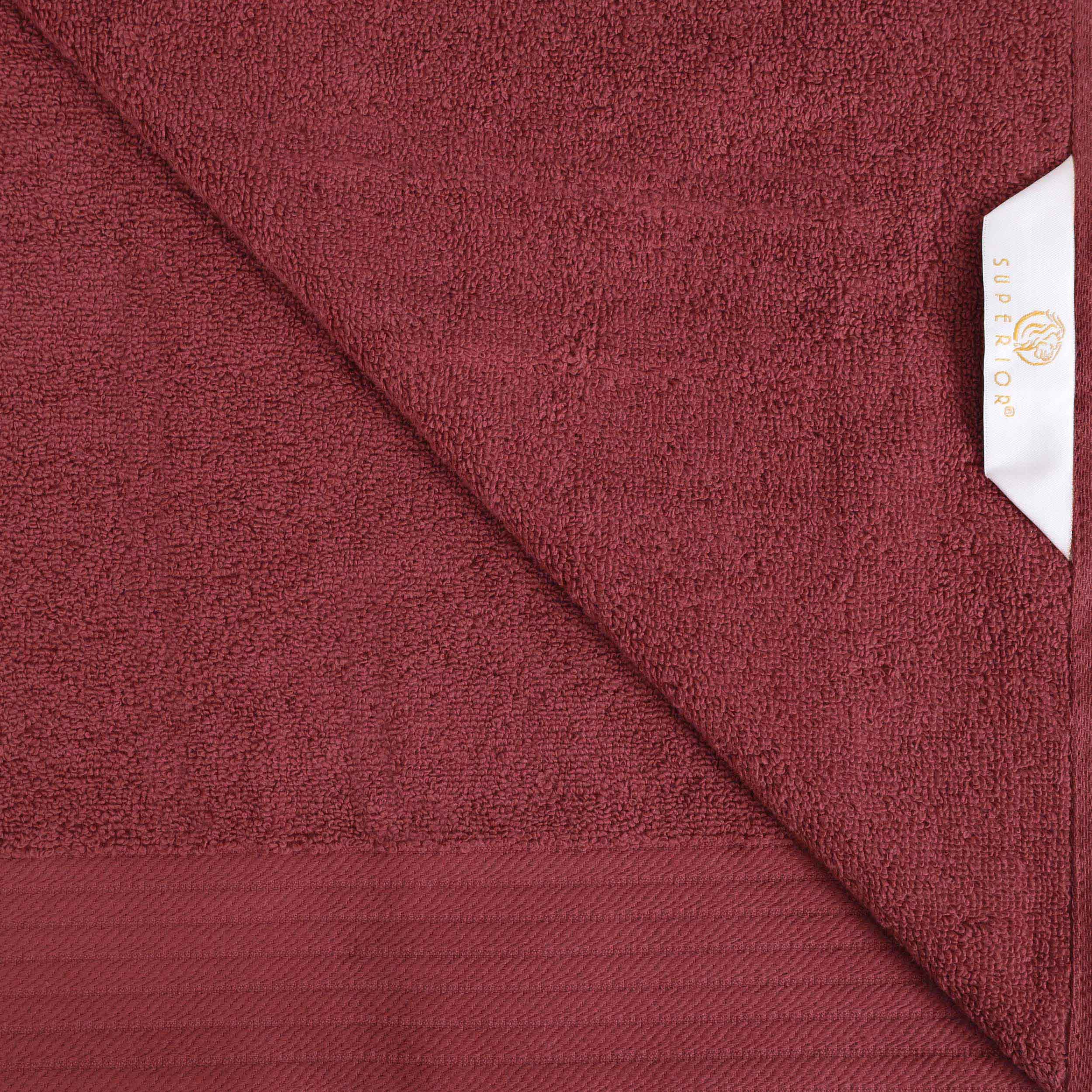 Premium 12-Piece Turkish Cotton Face Towel Set - Jacquard Herringbone & Solid Design | Soft & Absorbent for Bathroom, Spa, Gym & Travel
