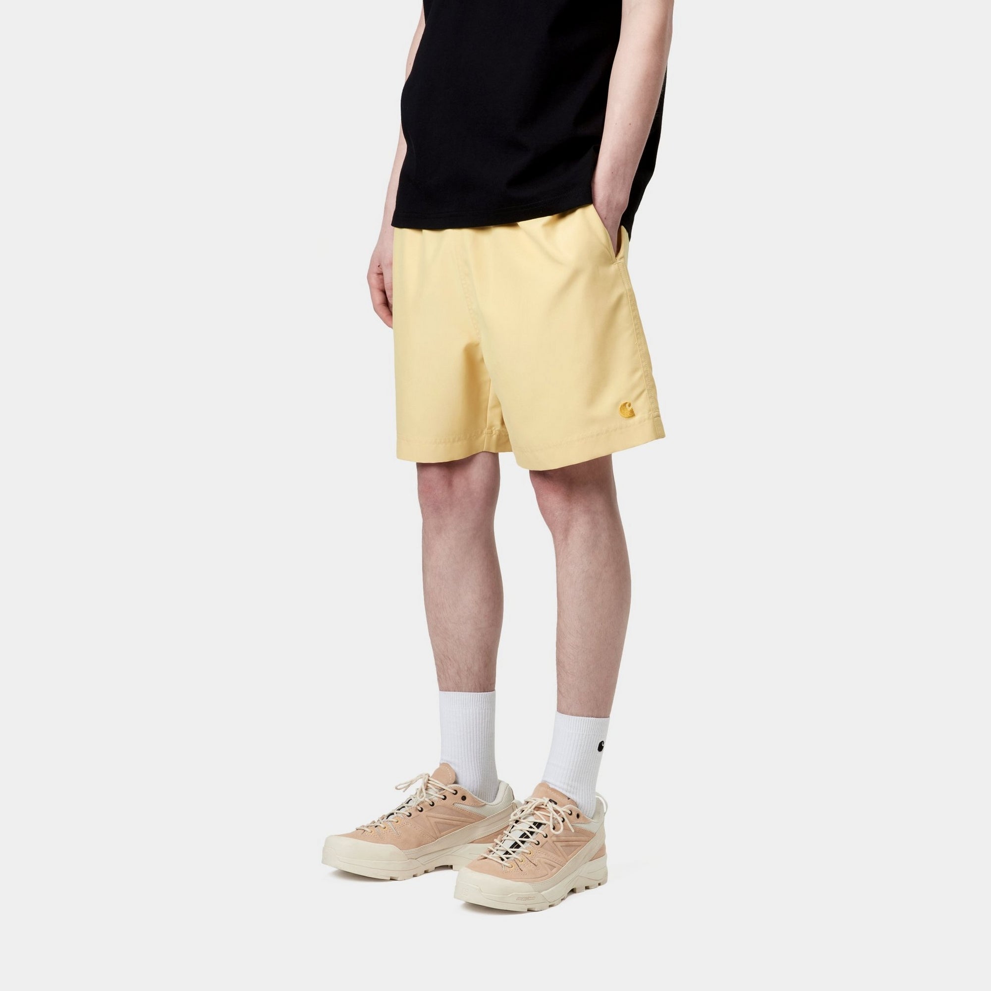 Men's Quick-Dry Swim Trunks - Chase Air Yellow | Lightweight & Comfortable Board Shorts for Swimming, Beach & Summer Vacations