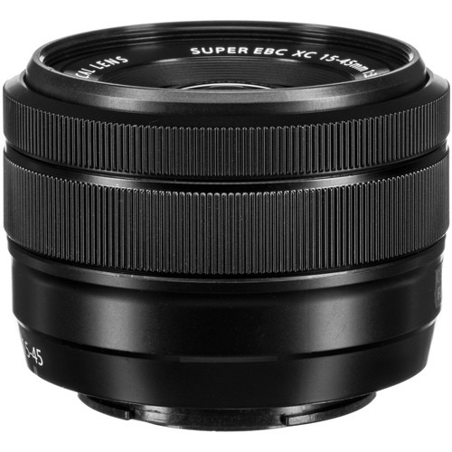 Fujifilm XC 15-45mm f/3.5-5.6 OIS PZ Zoom Lens for X-Mount Cameras (Black) - Perfect for Travel, Vlogging & Everyday Photography