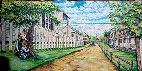 Vintage Mural Photo from Historic Downtown Monroeville Alabama - To Kill a Mockingbird Inspired Wall Art - Perfect for Literary Lovers & Home Decor