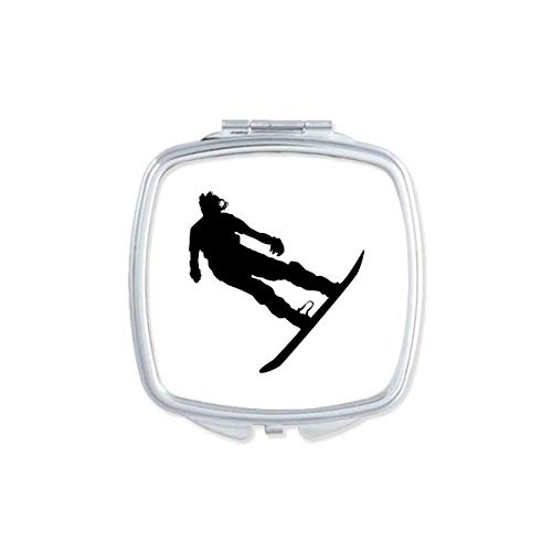 DIYthinker Portable Compact Double-Sided Mirror for Skiing & Snowboarding - Perfect for Sports, Travel, and On-the-Go Makeup Touch Ups