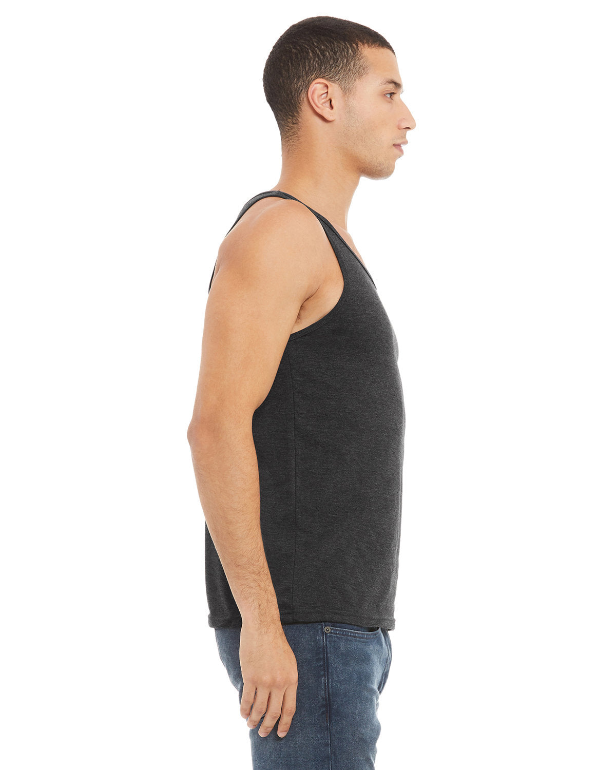 Bella + Canvas 3480CVC Unisex Heather CVC Tank Top - Soft Comfortable Slim Fit Sleeveless Shirt for Men & Women - Perfect for Gym, Workout, Summer & Casual Wear