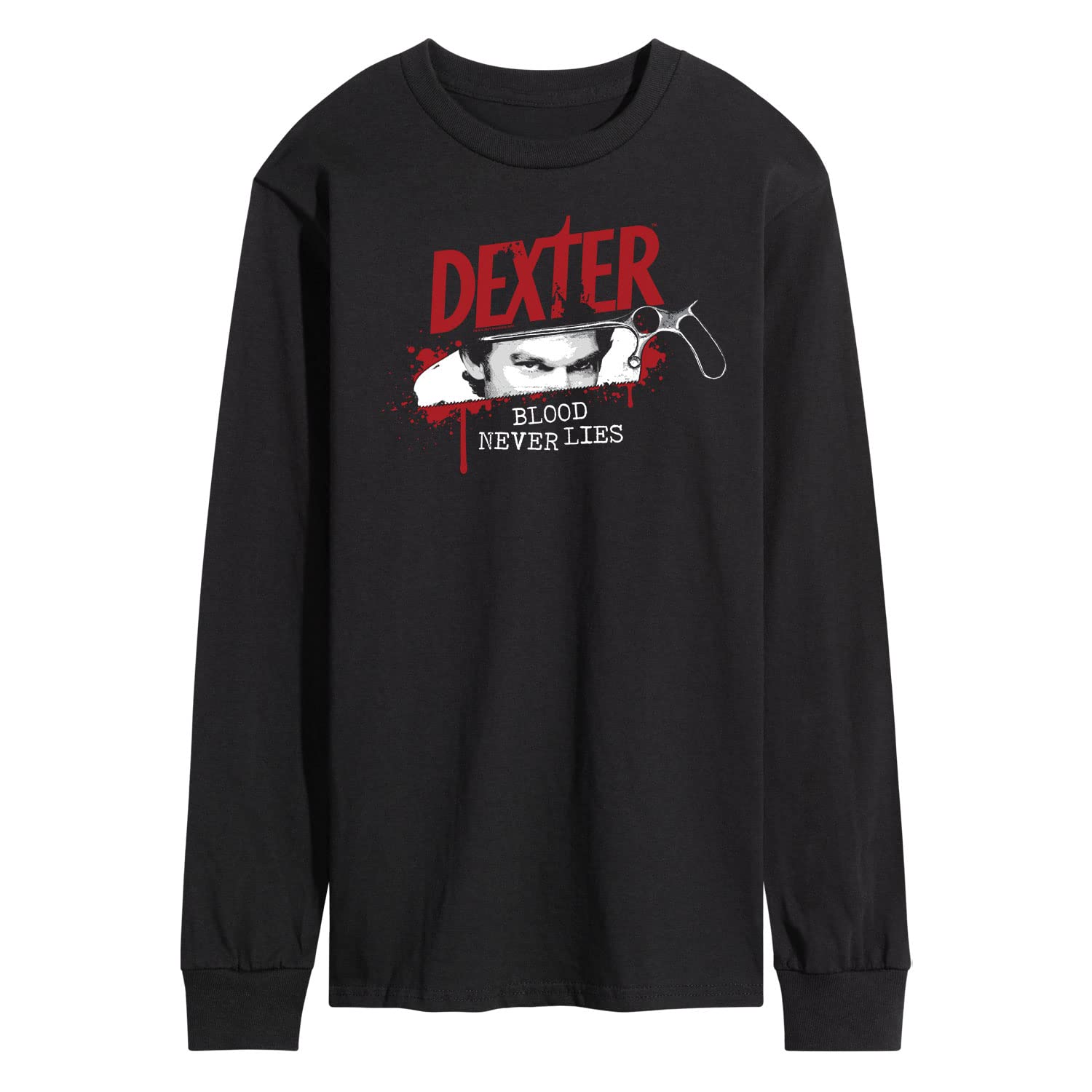 HYBRID APPAREL Dexter Men's Long Sleeve T-Shirt - Comfortable Cotton Crewneck Shirt for Casual Wear, Workout & Layering | Perfect for Gym, Office & Everyday Use
