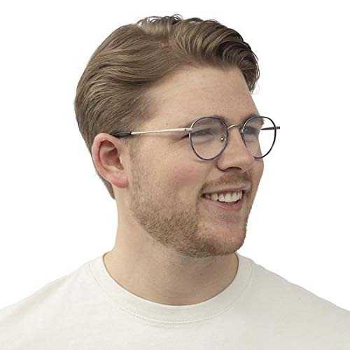 eyebobs BFF Unisex Premium Reading Glasses for Men & Women | Round Frame Readers for Computer Work, Reading Books & Close-up Tasks | Stylish Lightweight Eyewear