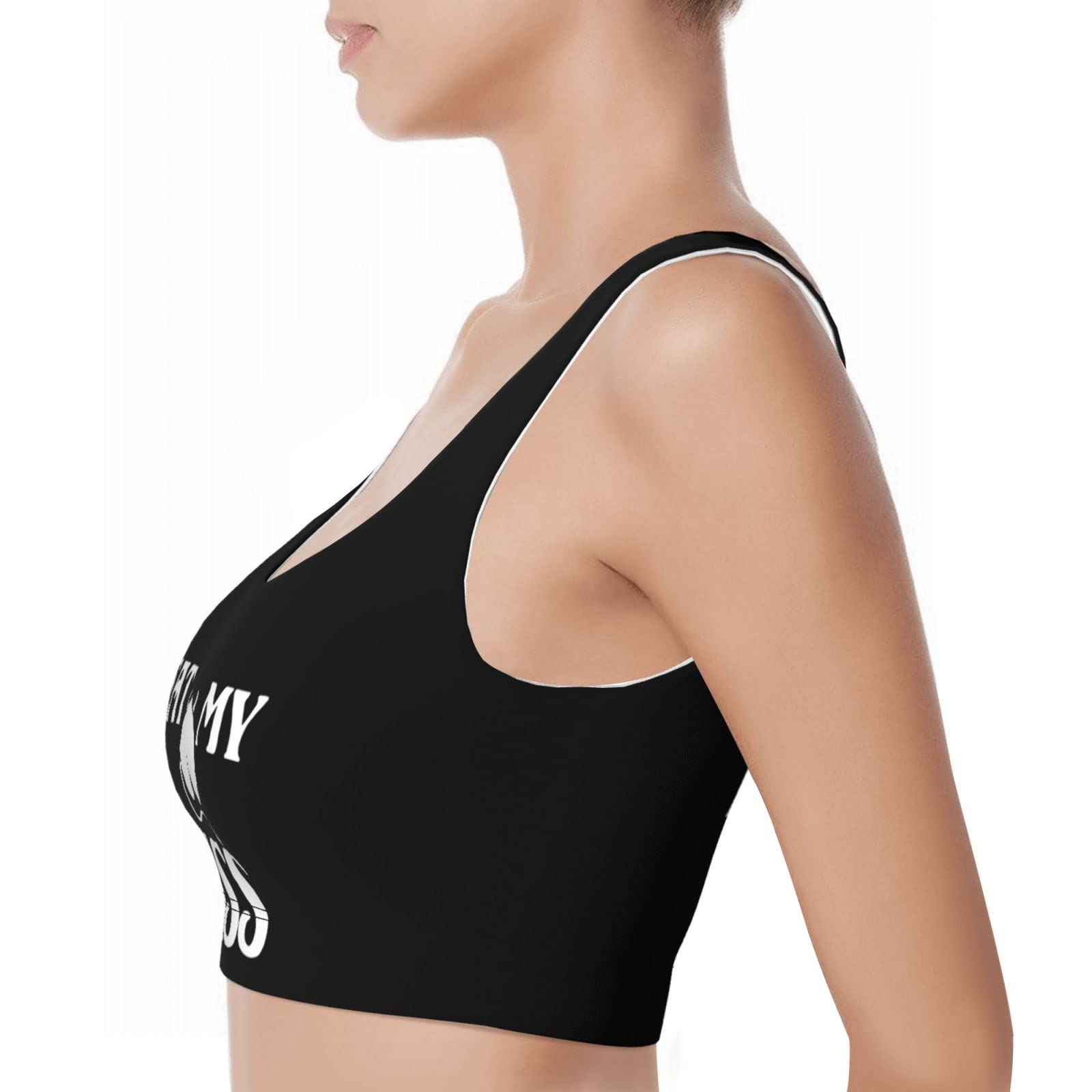 Women's Comfortable Yoga Sports Bra with Removable Pads - Perfect for Workouts, Running & Wine Yoga | Moisture-Wicking Fitness Top for Active Lifestyles