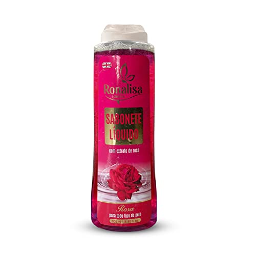 Ronalisa LONDON Rose Body Wash with Rose Extract | Hydrating & Fragrant Shower Gel | 500ml | Perfect for Dry Skin & Relaxing Bath Time