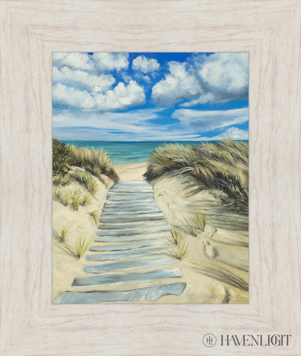 Seaside Decor - Handcrafted Broken Path Mosaic Art Piece for Home & Garden Wall Decor | Perfect for Beach House, Coastal Living Room, or Outdoor Patio