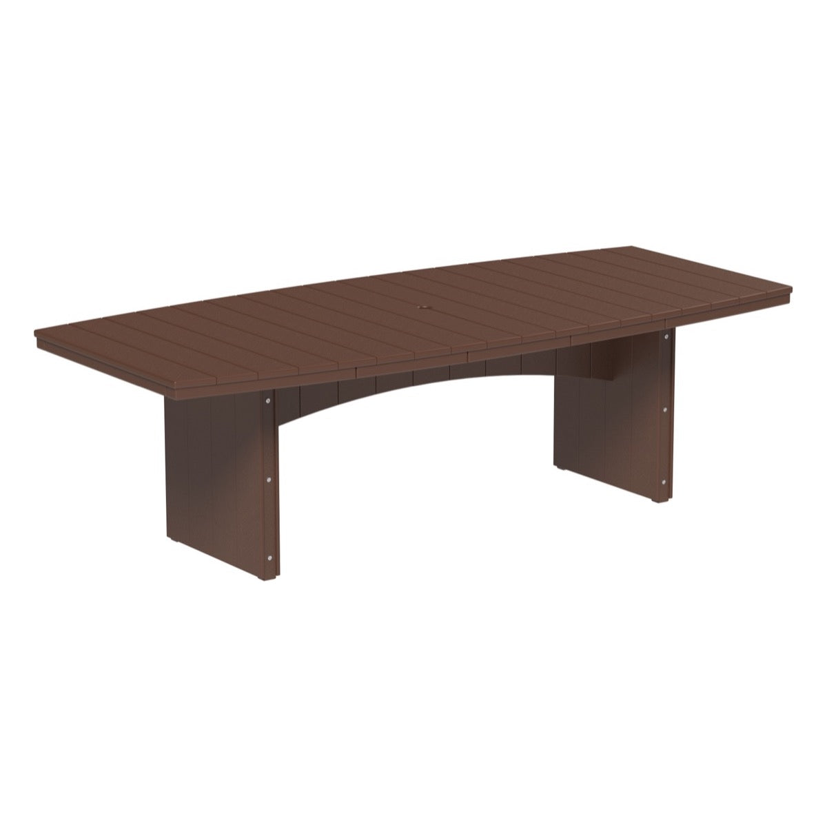 LuxCraft Modern Oval Dining Table 4x8 Feet - Space-Saving Urban Furniture for Small Apartments & Open-Concept Homes | Perfect for Dinner Parties, Family Gatherings & Contemporary Interior Design