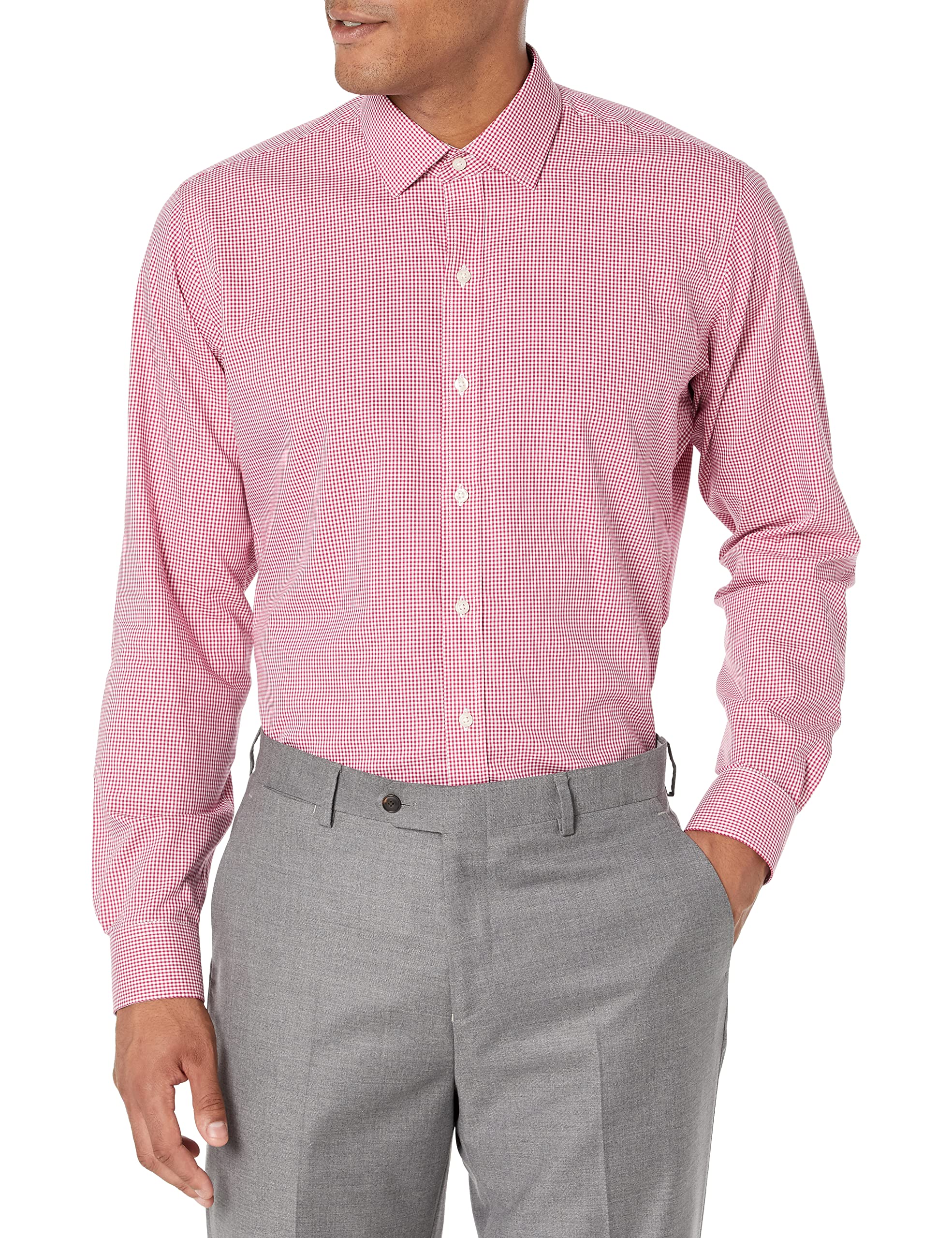 Men's Slim Fit Spread Collar Pattern Dress Shirt - Button Down Formal Shirt for Office & Business Meetings | Premium Cotton Dress Shirts for Work & Special Occasions