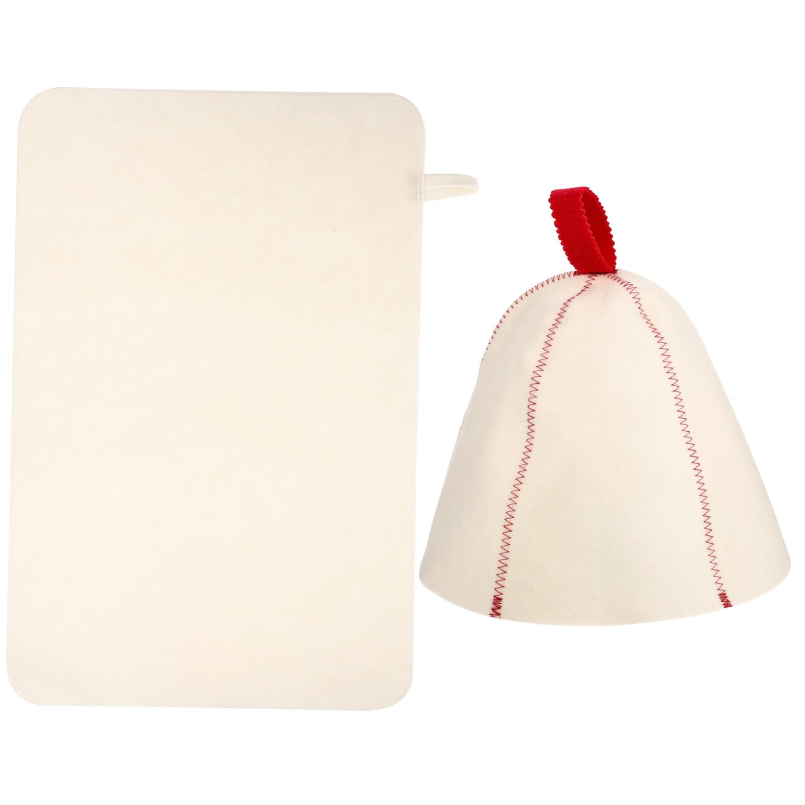 Yardwe Thick Felt Sauna Hat for Women - Spa Sauna Cap Comfortable for Curly Hair - Perfect for Relaxing in Sauna, Spa, or Steam Room