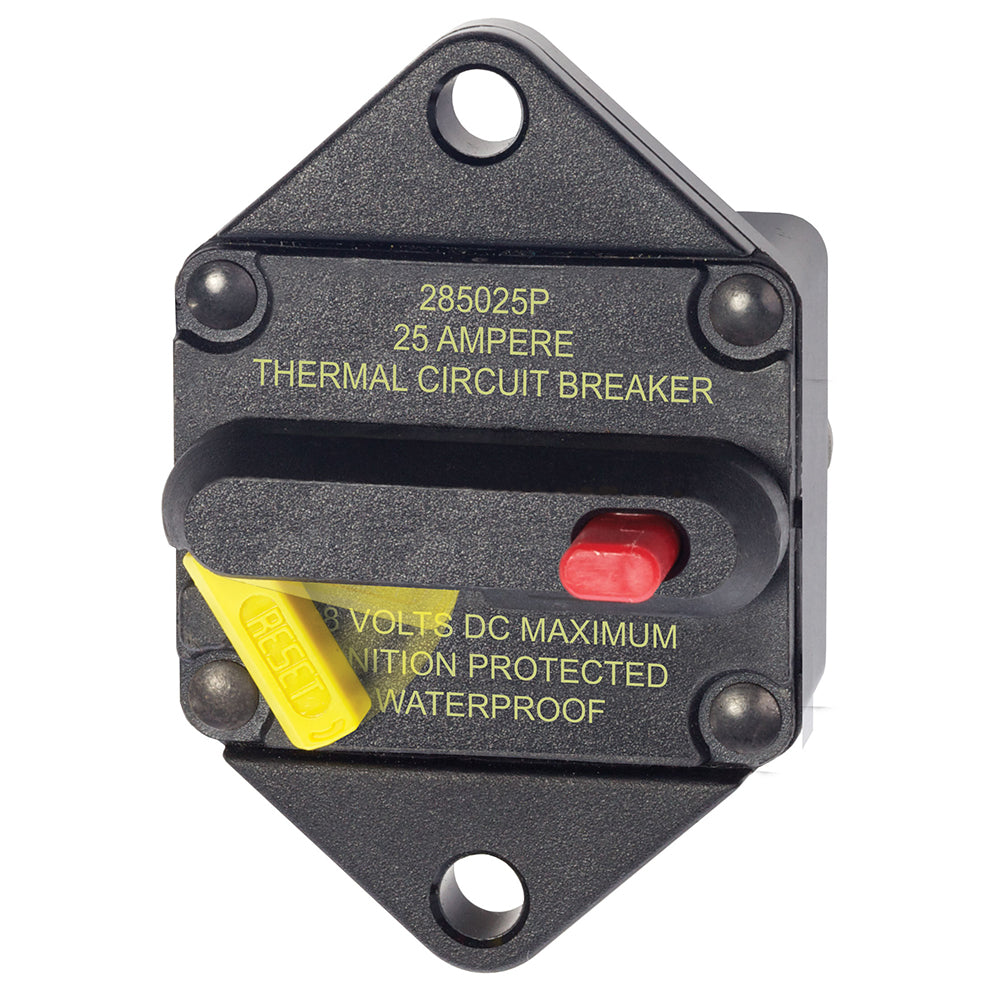 Blue Sea 285 Series Panel Mount Circuit Breakers 25-150A - Marine & RV Electrical Protection for Boats, Yachts, and Campers