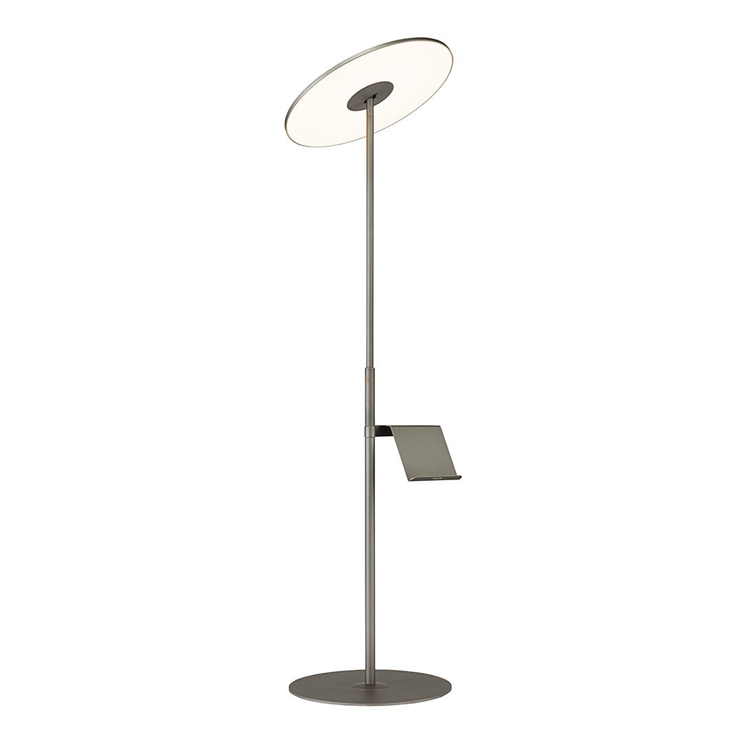 Circa Floor Lamp - Modern LED Standing Light with Adjustable Brightness for Living Room, Bedroom, and Office - Perfect for Reading, Relaxing, and Ambient Lighting