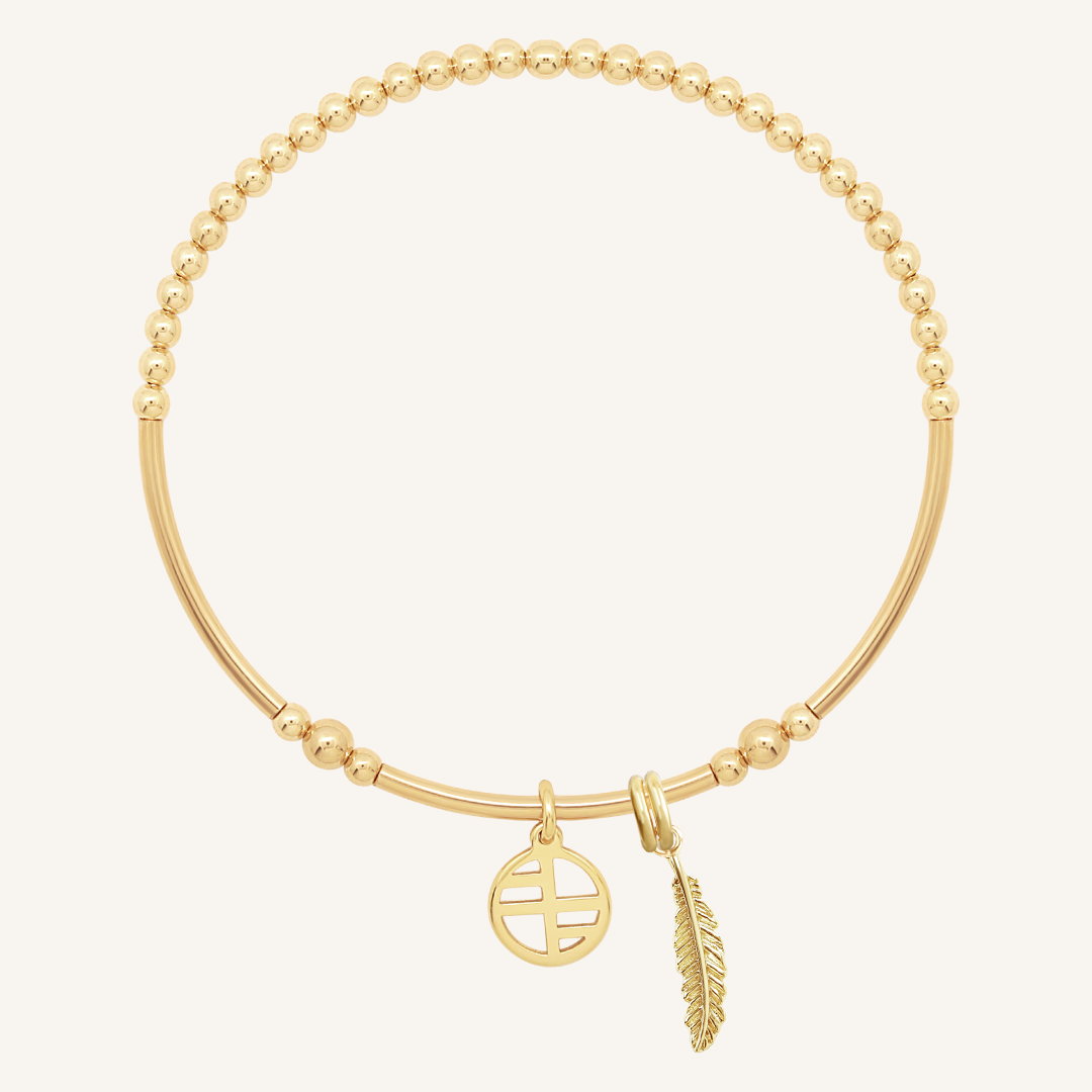 Evolve Charm Bracelet for Women - Adjustable Beaded Bracelet with Inspirational Charms - Perfect for Gifts, Daily Wear & Special Occasions