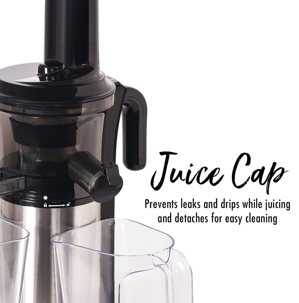 Tribest Shine Vertical Juicer - Cold Press Slow Masticating Juicer for Fruits & Vegetables - Healthy Juice Extractor for Home, Gym & Office - Perfect for Detox, Weight Loss & Wellness