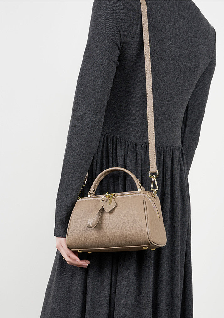 Minimalist Small Boston Bag - Stylish & Compact Crossbody Shoulder Bag for Women & Men | Perfect for Travel, Work & Everyday Use