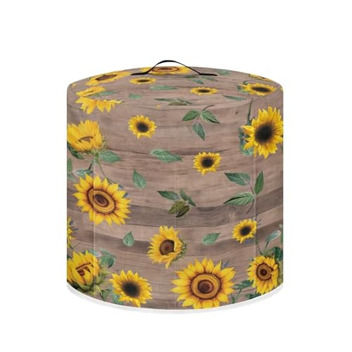 Sunflower Rustic Wood Grain