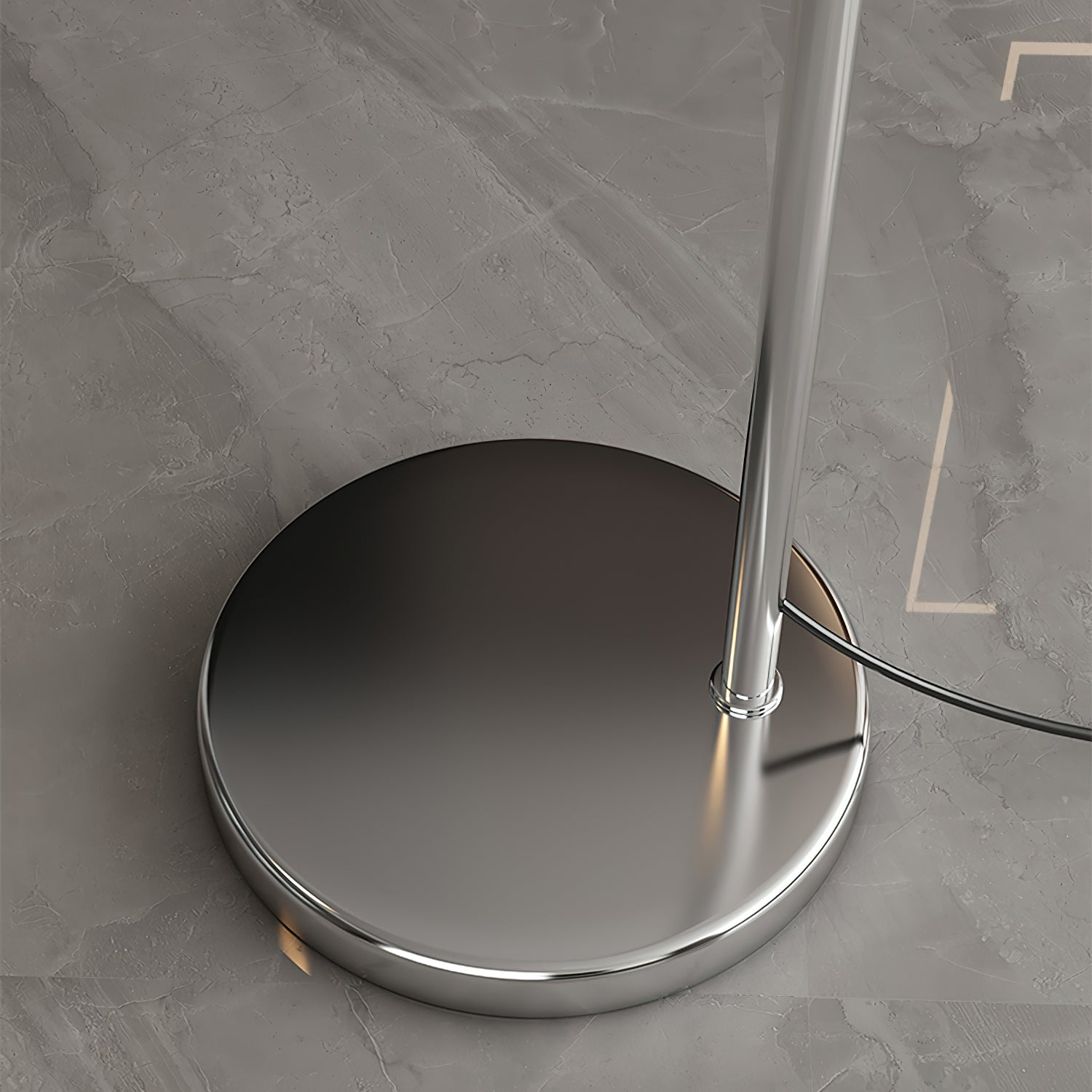 Modern Angler Floor Lamp - Adjustable LED Reading Light for Living Room, Bedroom & Office - Dimmable Standing Lamp with Flexible Gooseneck Design - Perfect for Reading, Working & Relaxing
