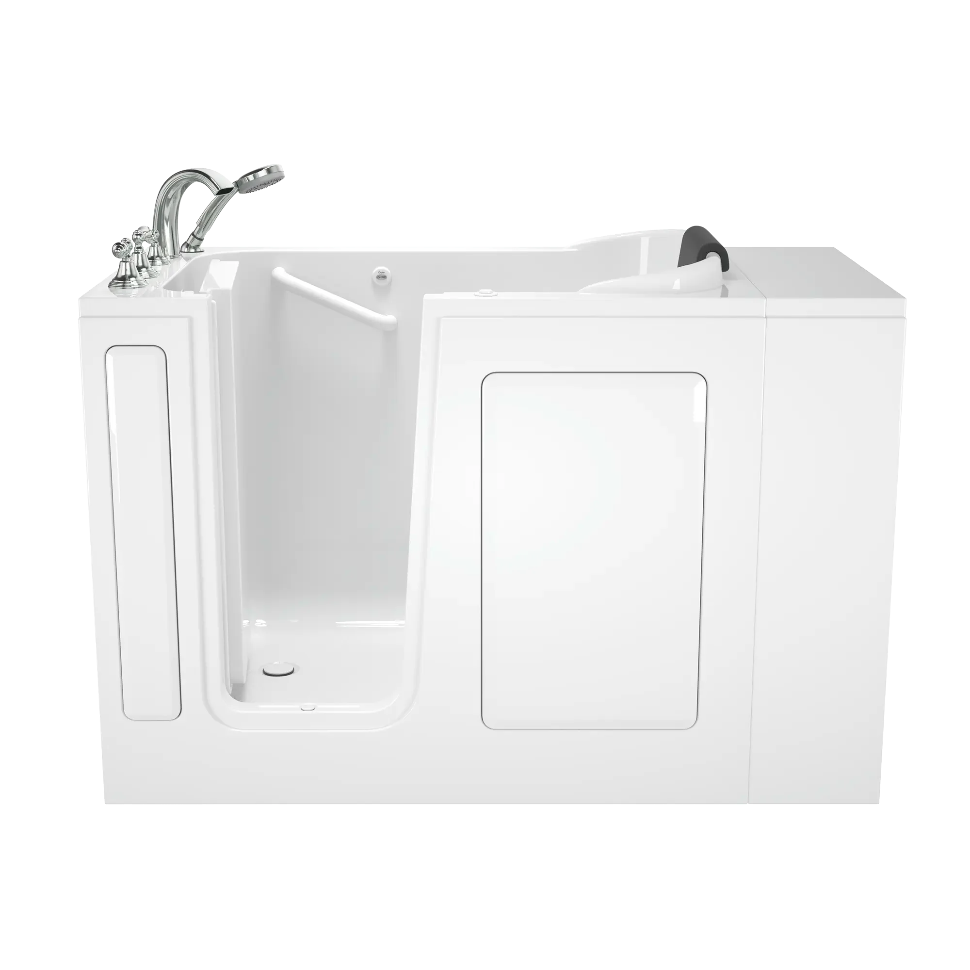 Premium 28 x 48 Inch Gelcoat Walk-In Bathtub with Air Spa System - Left Hand Drain & Faucet - Ideal for Elderly & Mobility Impaired Users - Perfect for Relaxation & Hydrotherapy at Home
