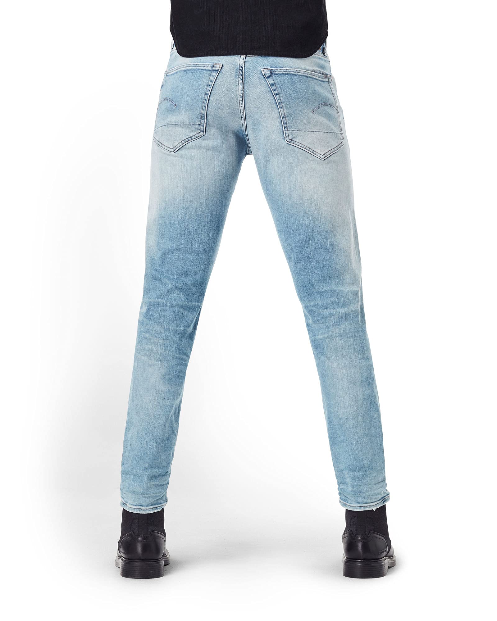 G-STAR Men's 3301 Straight Tapered Fit Jeans | Classic Denim Pants for Casual Wear & Everyday Style | Perfect for Work, Dating & Weekend Outfits