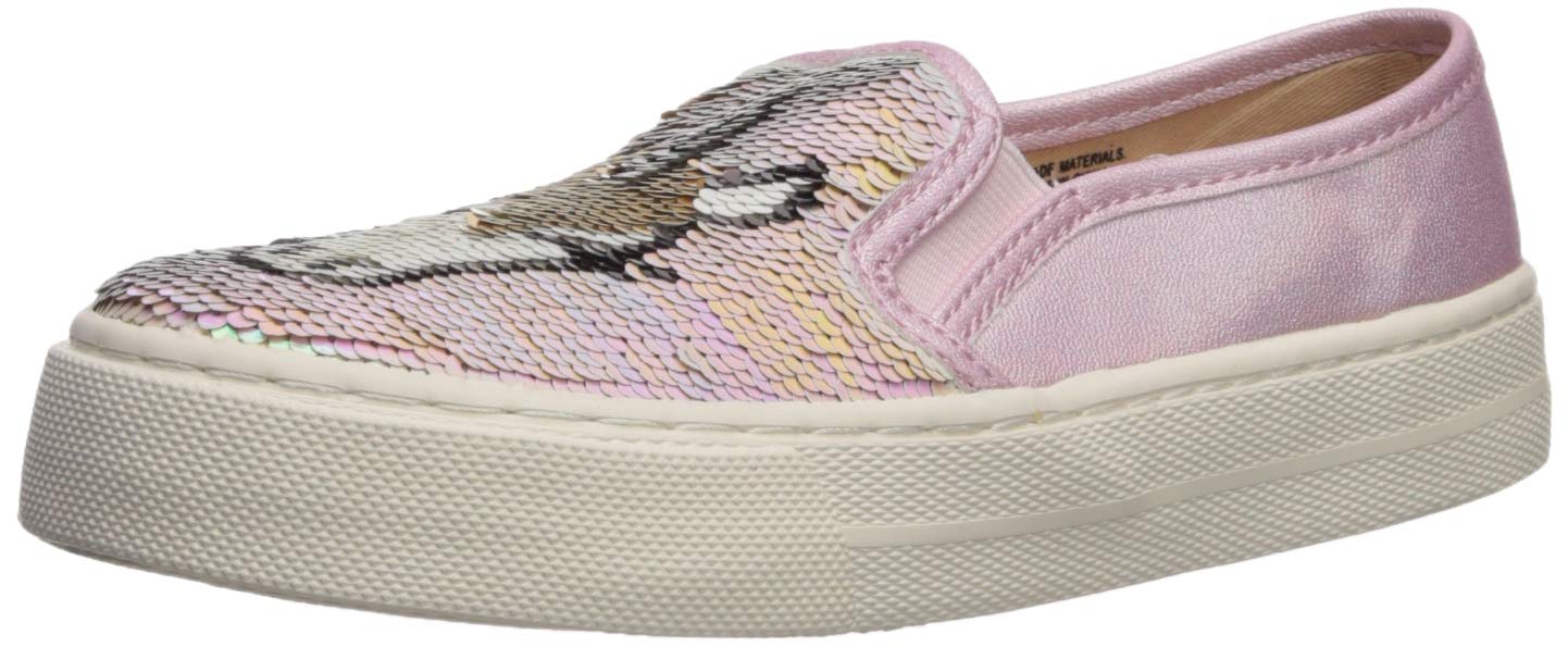 The Children's Place Girls' Sparkle Slip-On Sneakers | Lightweight Comfort Shoes for School, Play & Everyday Wear