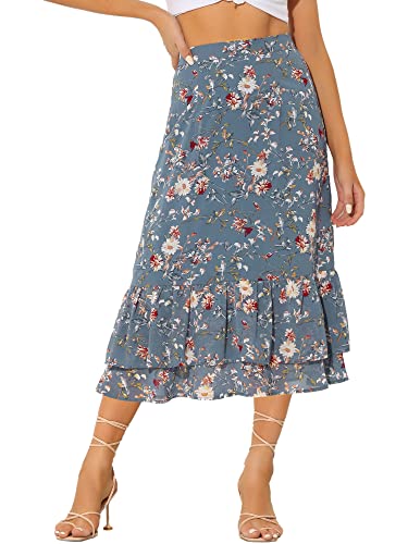 Dusty Blue-floral