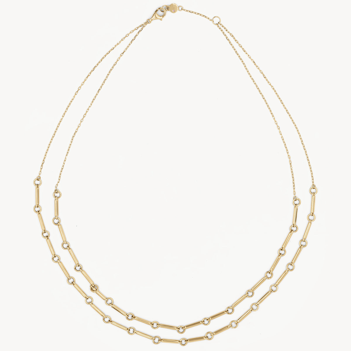 Layered Sloan Necklace for Women - Elegant Gold Plated Layered Chain Necklace - Perfect for Everyday Wear, Date Night & Special Occasions