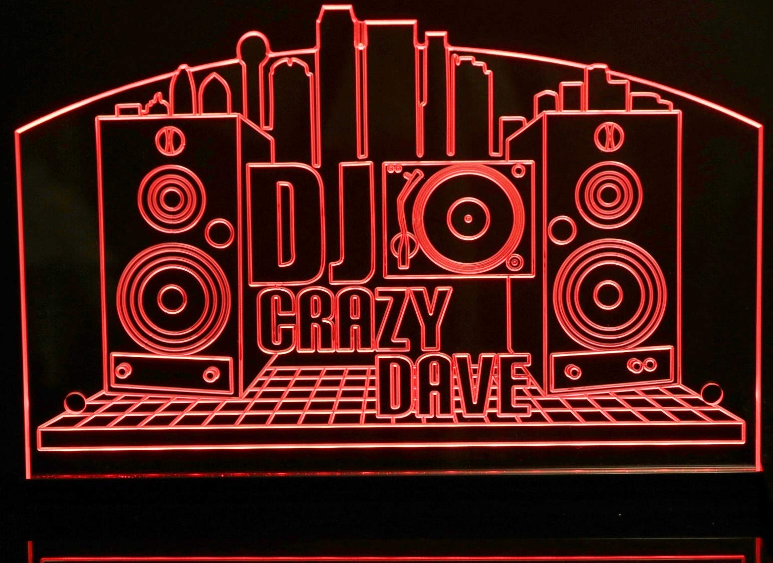DJ Disc Jockey Band Live Music LED Lighted Sign - 11
