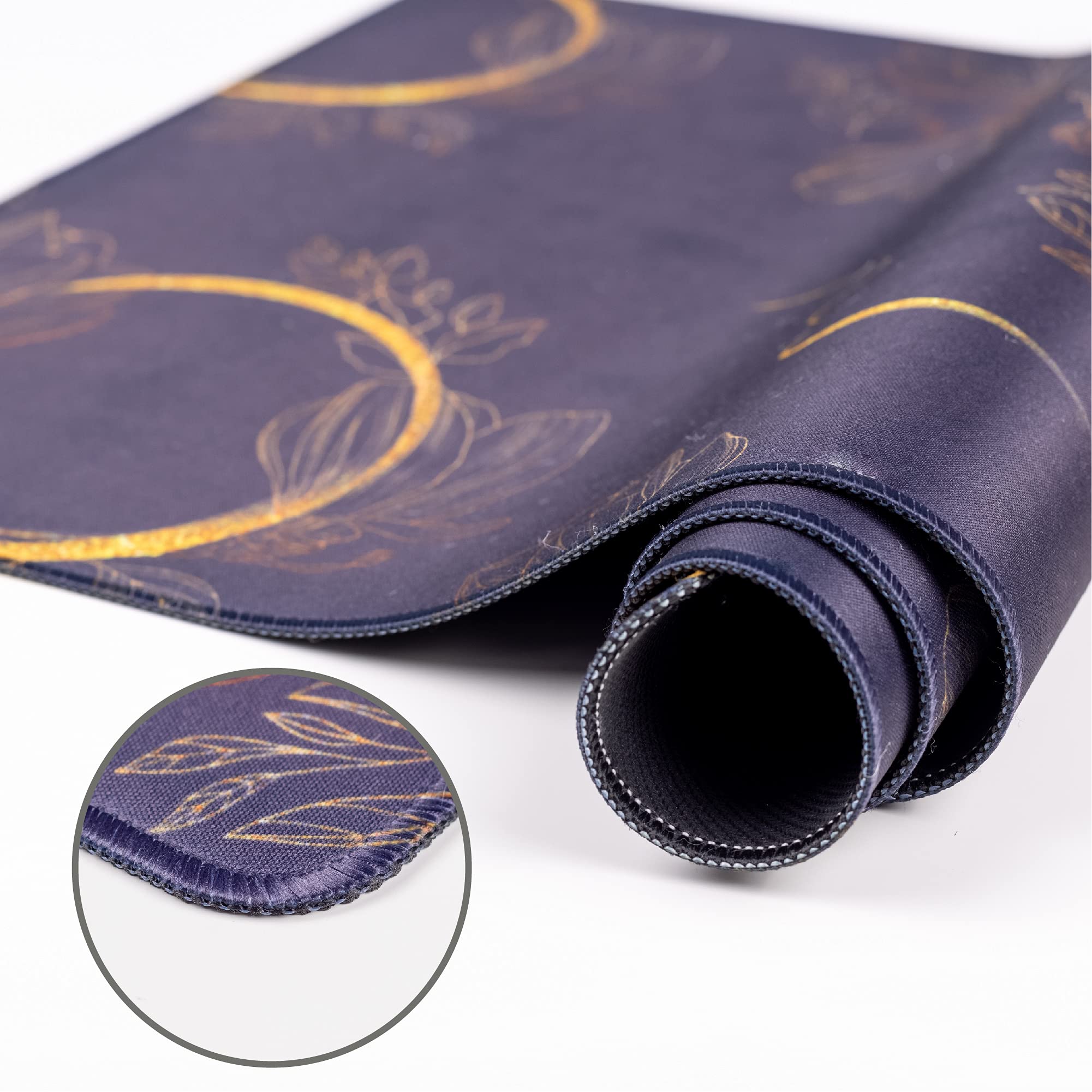Hapinest XXL Gaming Mouse Pad - Golden Wreath Desk Mat for Keyboard & Mouse | Home & Office Use