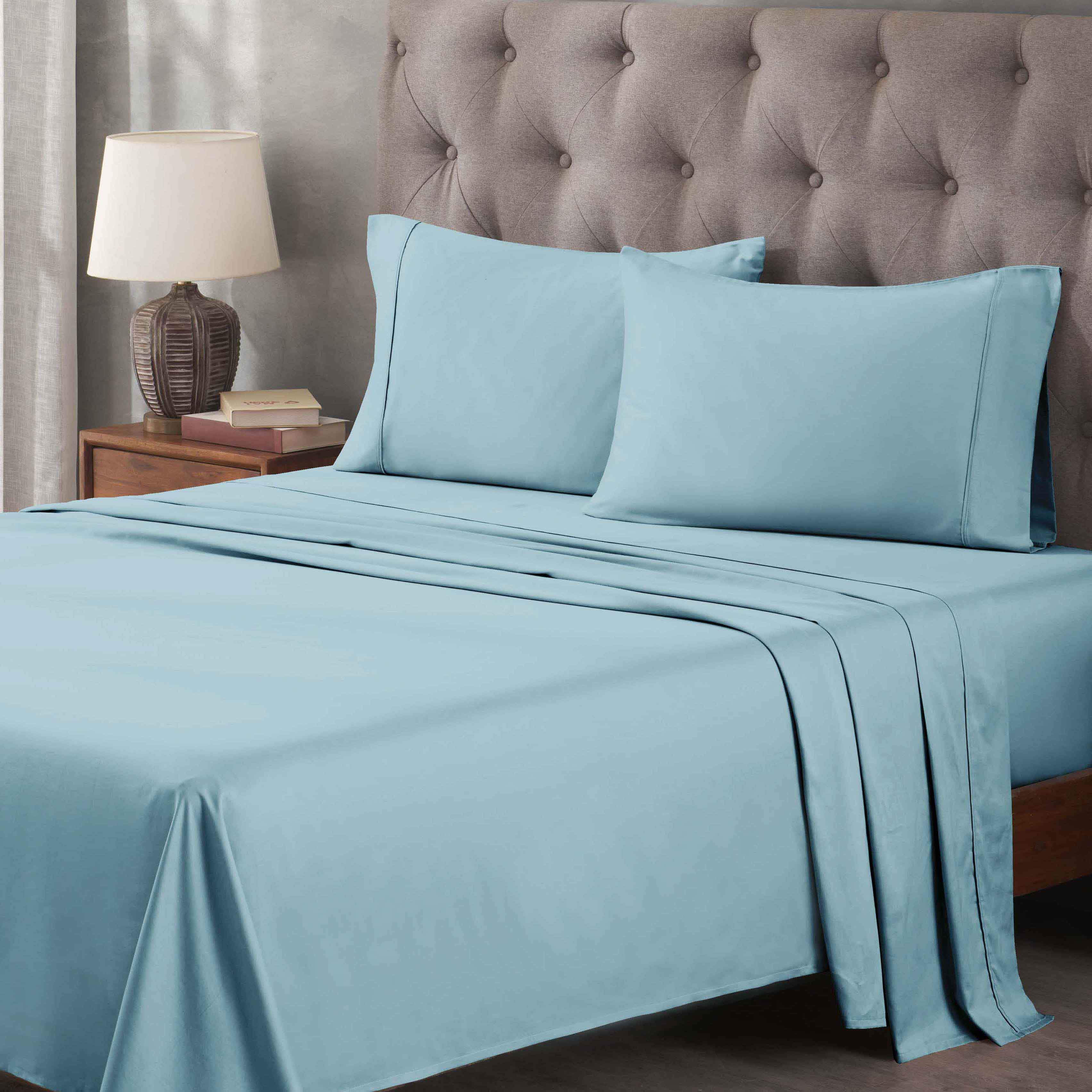 Premium 400 Thread Count Egyptian Cotton Bed Sheet Set - Soft, Breathable & Durable for Luxury Bedroom Comfort