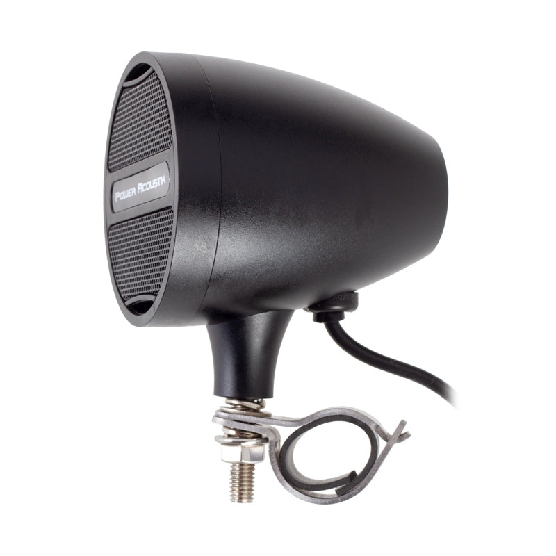Power Acoustik MCS 22B 3-Inch Motorcycle Handlebar Mounted Amplified Speaker System - Black Finish - Perfect for Harley, Honda & Yamaha Bikes - Great for Road Trips & Outdoor Adventures