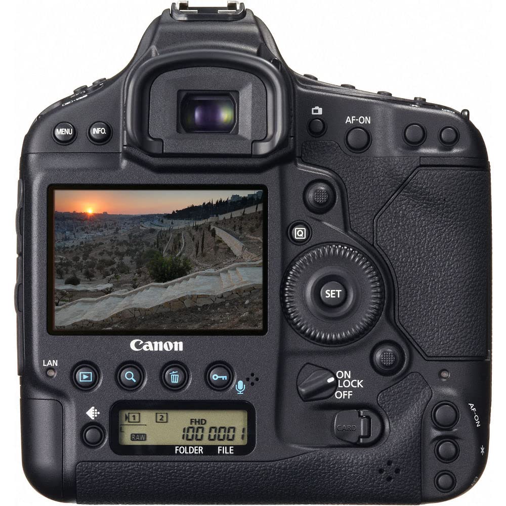 Canon EOS-1D X Professional DSLR Camera Body (5253B002) - Renewed with Case, Flex Tripod, Hand Strap & Cleaning Kit - Perfect for Sports, Wildlife & Wedding Photography
