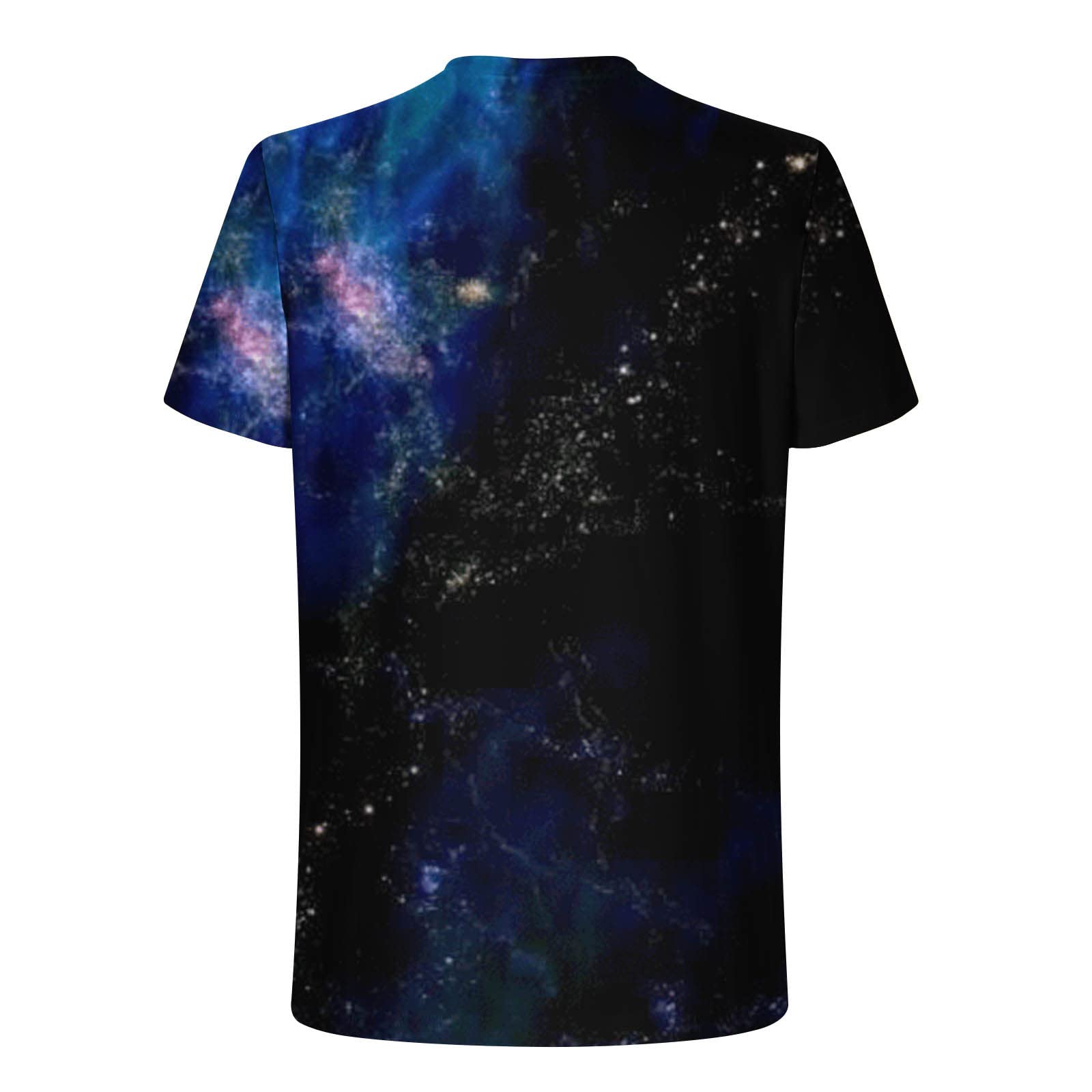 3D Printed Men's Starry Sky Graphic T-Shirt - Short Sleeve Summer Novelty Tee for Casual Wear, Street Fashion & Outdoor Activities