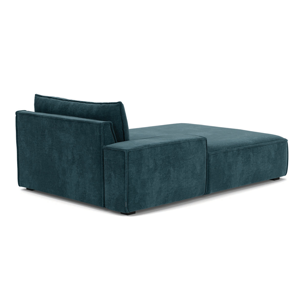 Daphne Fabric 1-Seater Left Chaise Modular Sofa - Modern Living Room Furniture for Small Spaces & Apartments