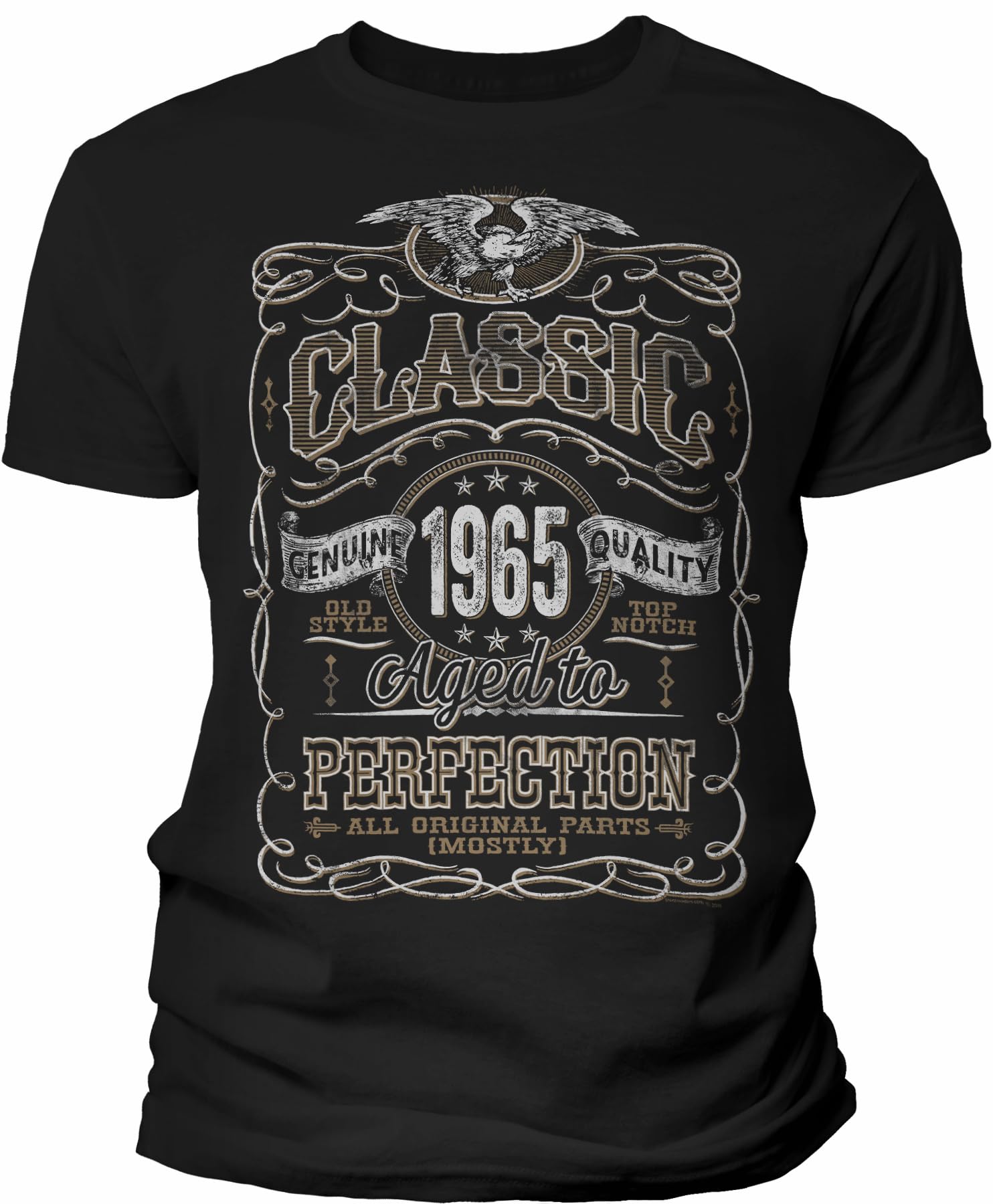 1965 Vintage 60th Birthday Gift for Men - Classic Aged to Perfection T-Shirt - Perfect for Milestone Celebrations & Birthday Parties