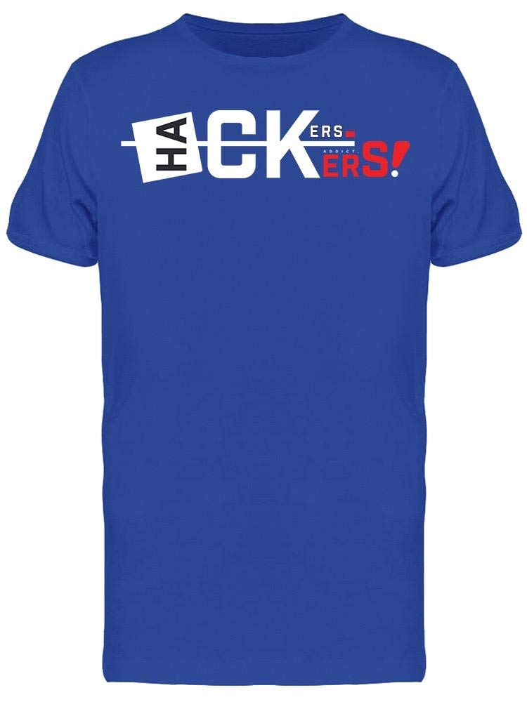 Hackers White and Red Color T-Shirt for Men - Casual Wear, Street Style, and Everyday Comfort