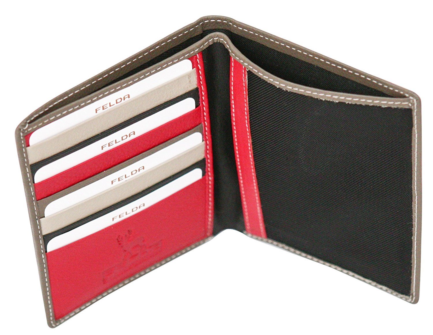 RFID Leather Passport Holder & Travel Wallet with Credit Card Slots - Mushroom Brown Multi-Functional Organizer for Secure International Travel & Business Trips
