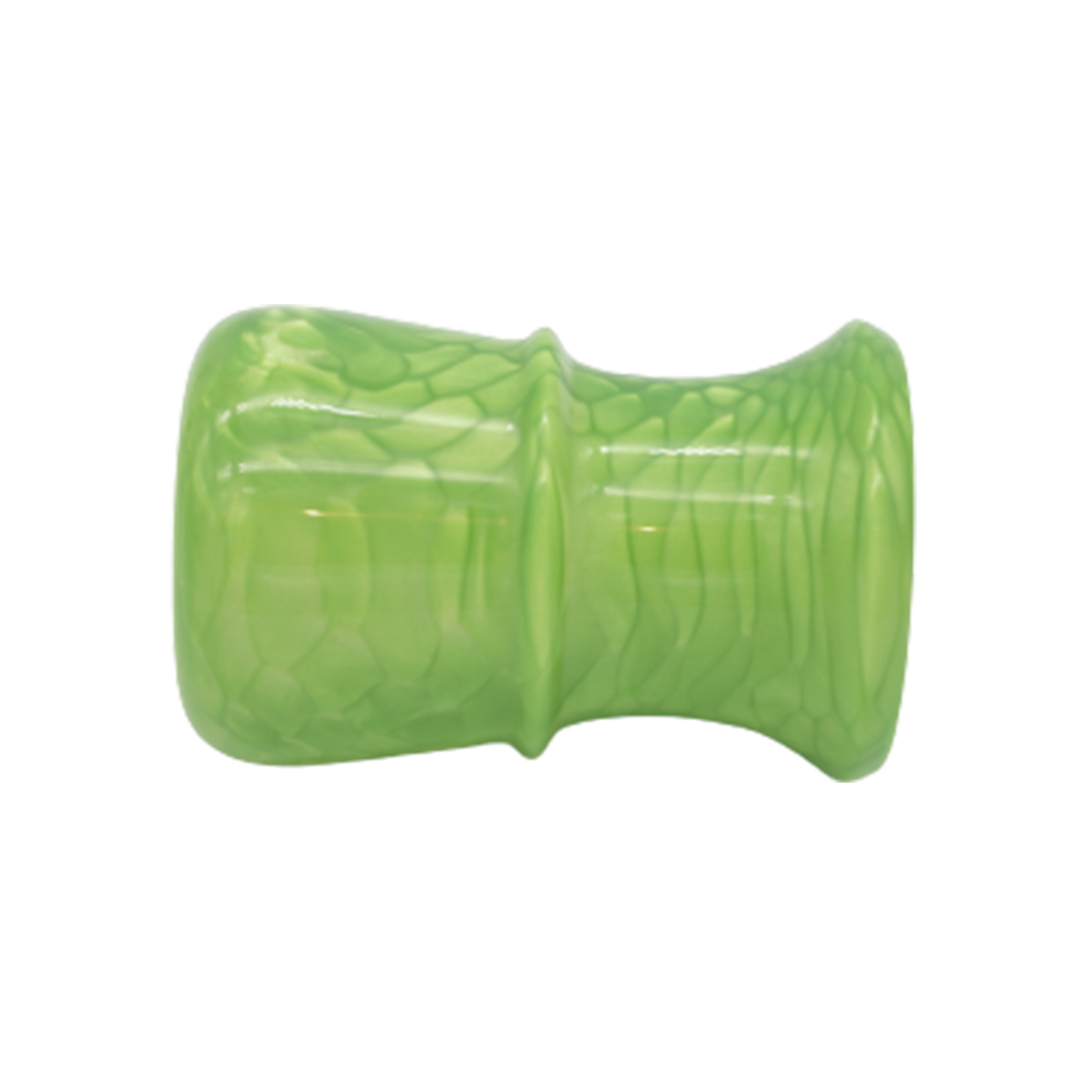 Premium Green Snakeskin Handmade Shaving Brush Handle - Fits 24mm & 26mm Knots - Perfect for Wet Shaving, Grooming Kits & Luxury Bathroom Essentials