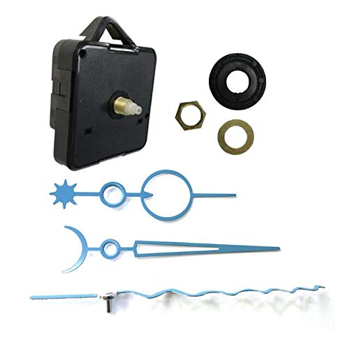 DIY Clock Movement Mechanism Kit - Quartz Clock Parts & Accessories for Wall Clocks, Watch Repair & Replacement with Wavy Hands - Perfect for Home Decor, Craft Projects & Clock Restoration