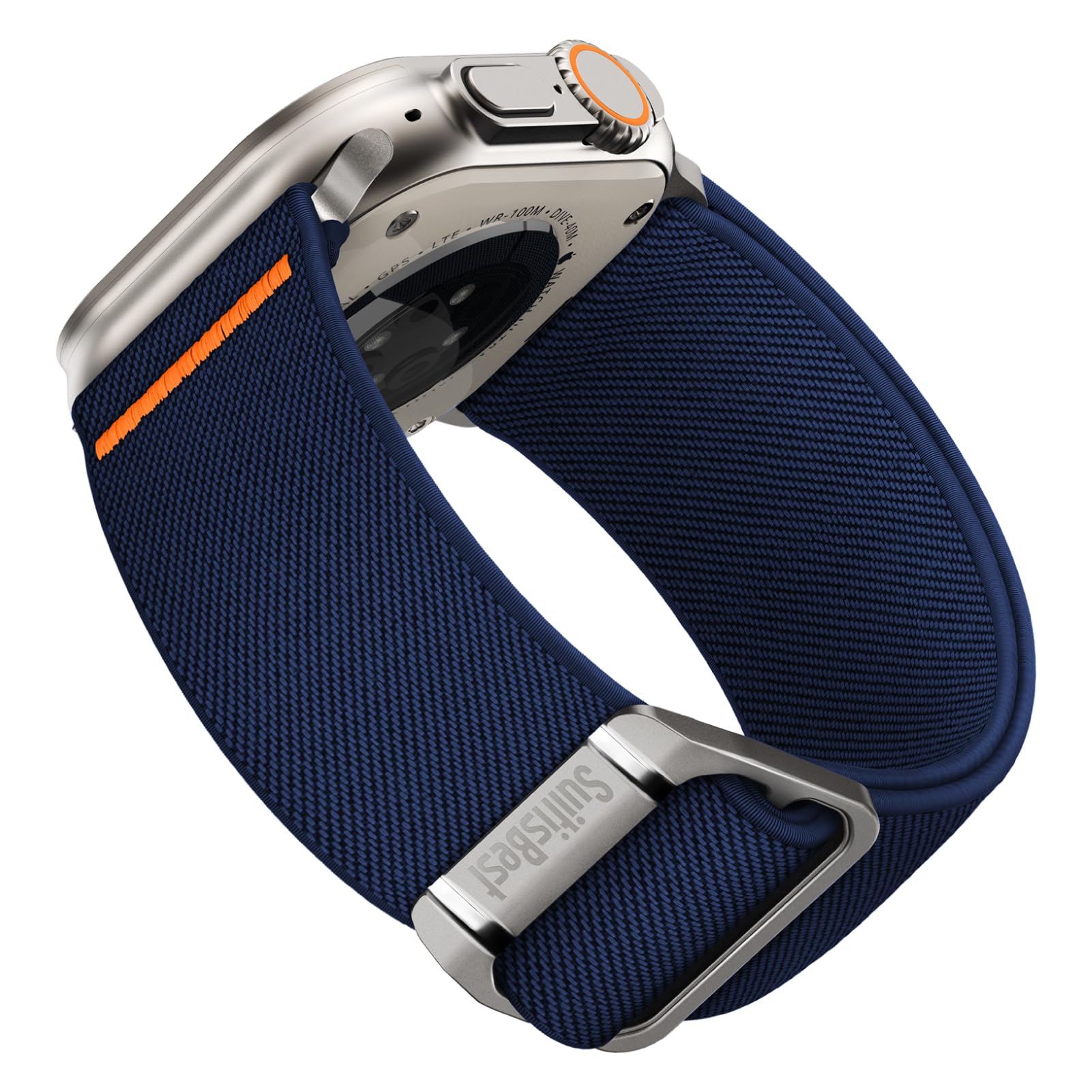 Suitisbest Sport Band for Apple Watch Ultra 2/Ultra - 49mm 45mm 44mm 42mm Nylon Solo Loop Replacement Strap - Compatible with iWatch SE Series 8/7/6/5/4 - Perfect for Running, Gym & Outdoor Activities
