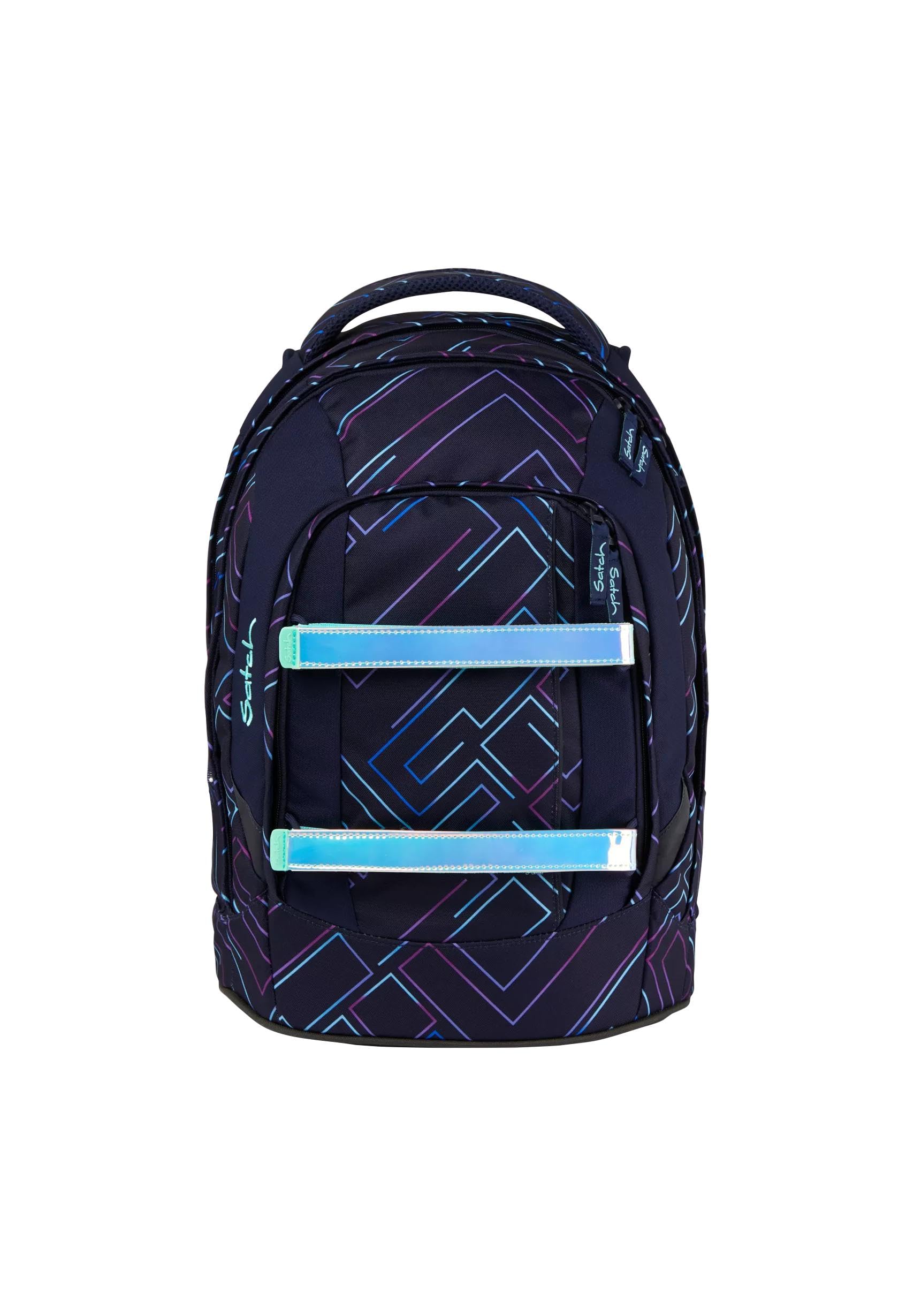 Satch Pack Laser Backpack for Kids & Teens - Unisex Violet (Morado) School Backpack, Lightweight Durable Daypack for School, Travel & Outdoor Activities