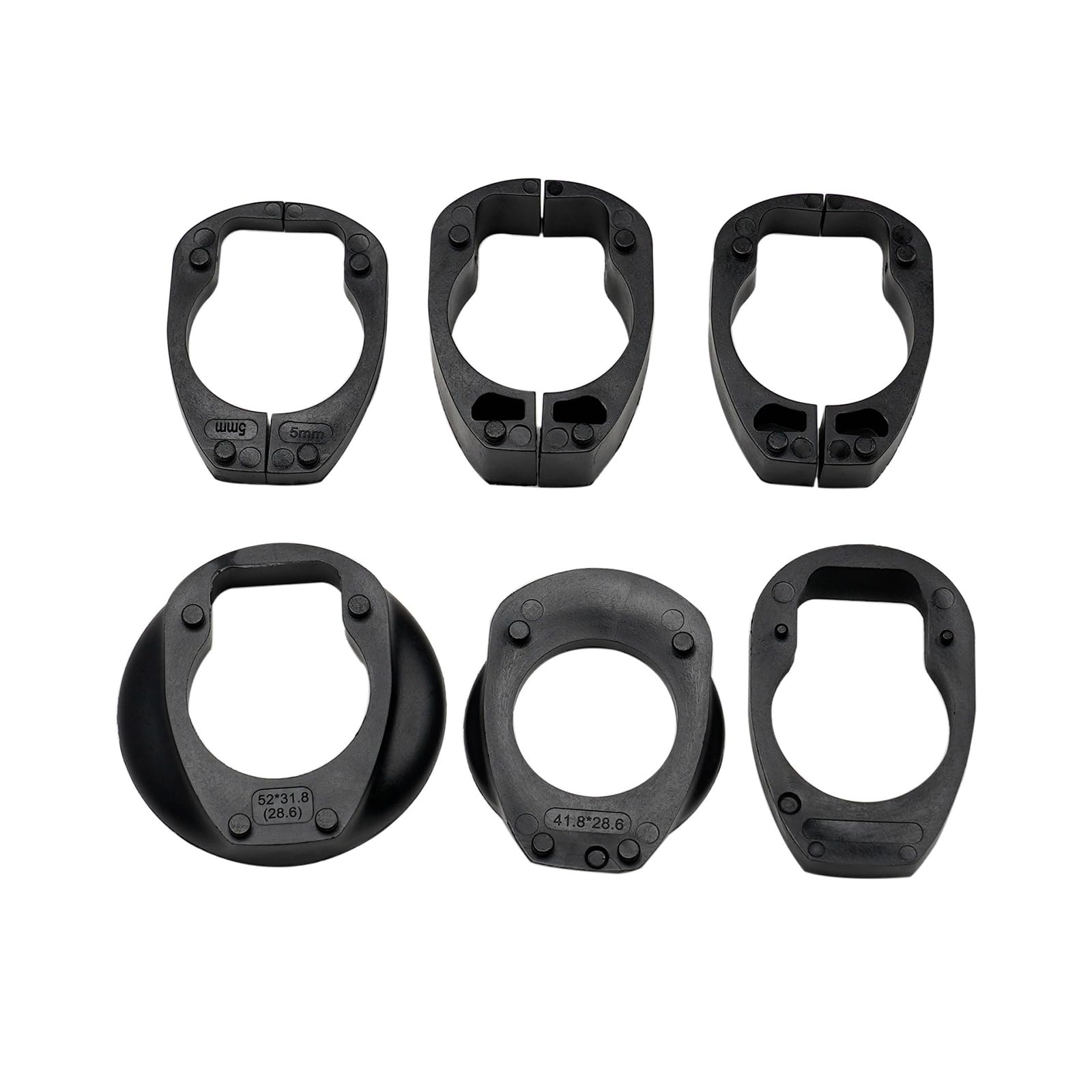 **28.6MM Bicycle Headset Spacer & Handlebar Stem Washer Set - Bike Fork Headset Spacers Accessories for MTB, Road & Hybrid Bikes**