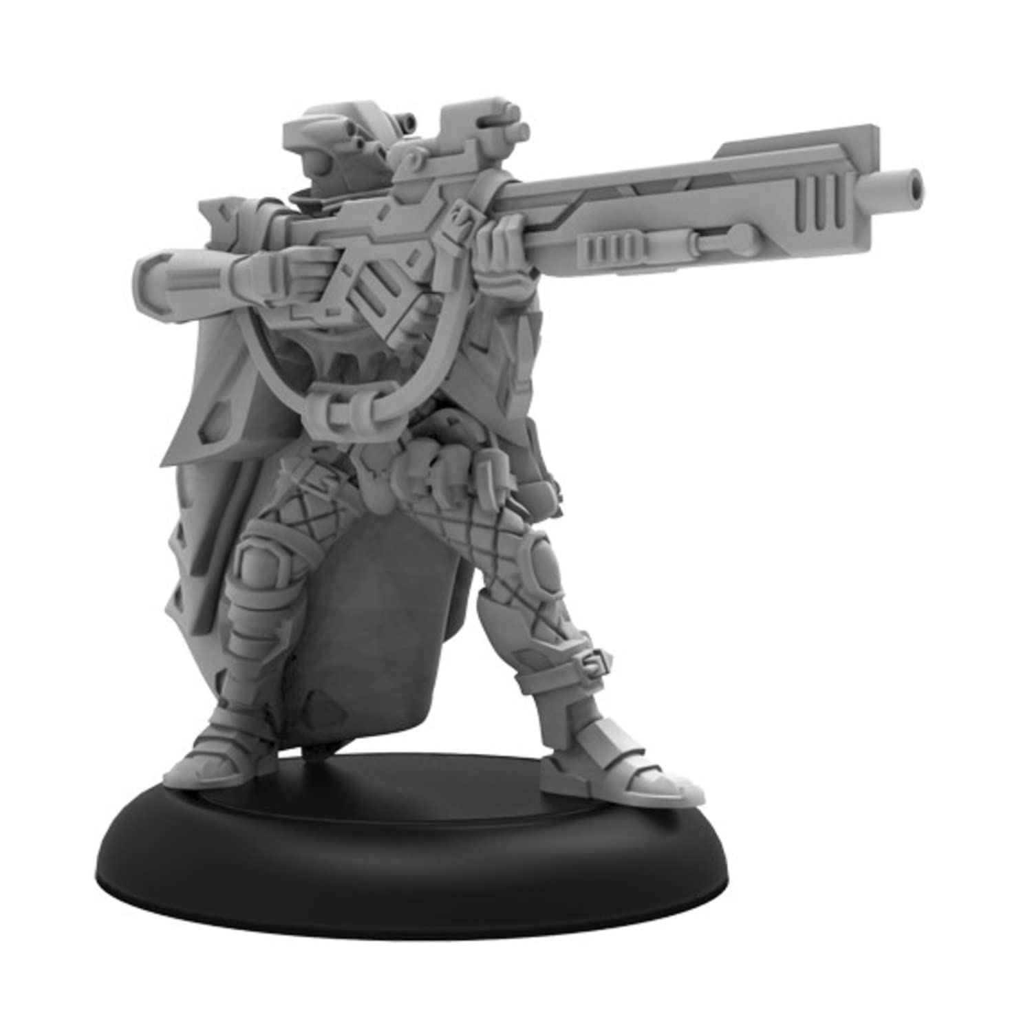 Warcaster Marcher Worlds Hunter Solo - Miniature Wargaming Figure for Tabletop Strategy Battles - Perfect for Sci-Fi and Fantasy Gaming Enthusiasts