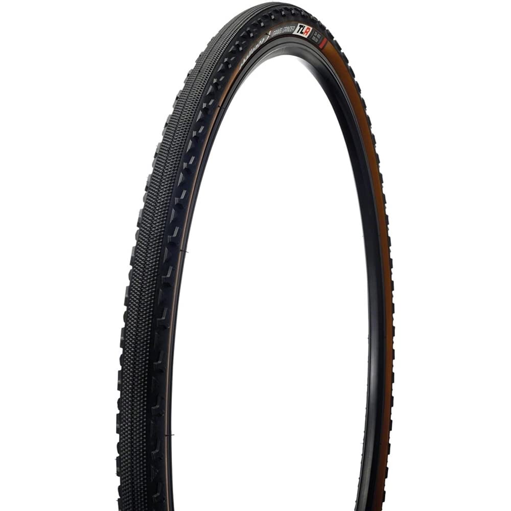Challenge Grinder Tubeless Black/Brown Nylon Superlight 33 Unisex Adult Bike Tire - 700x33C for Road & Gravel Cycling, Commuting & Urban Riding