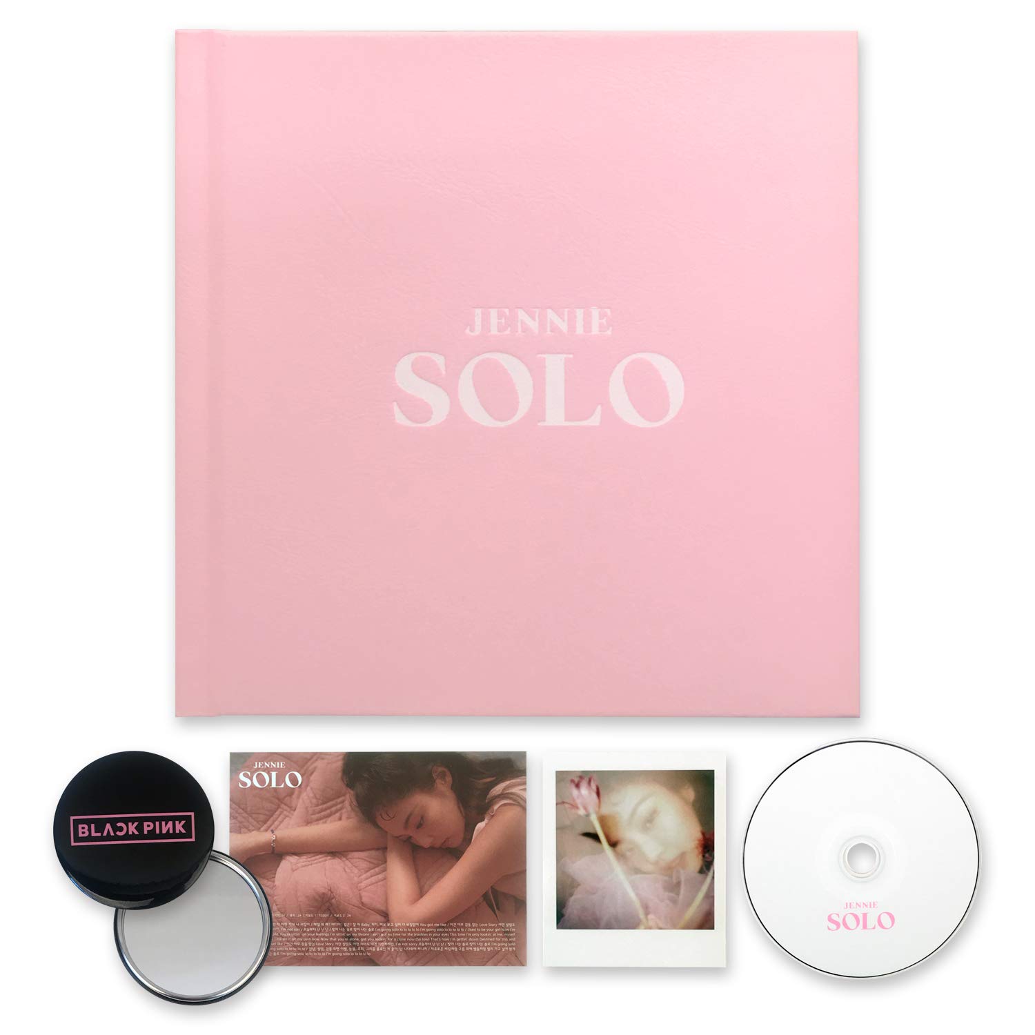 BLACKPINK JENNIE SOLO Album CD + Photobook + Lyrics Postcard + Photocard Set | Official K-POP Merchandise | Perfect for K-POP Fans & Collectors | Great Gift for Birthdays & Special Occasions