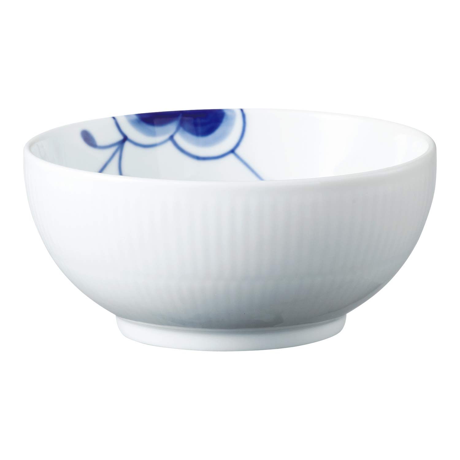 Royal Copenhagen Blue Fluted Mega Bowl - 5.1 Inch (13 cm) Porcelain Serving Bowl, Handcrafted Danish Dinnerware - Perfect Wedding Gift, Anniversary Present & Elegant Table Setting for Special Occasions