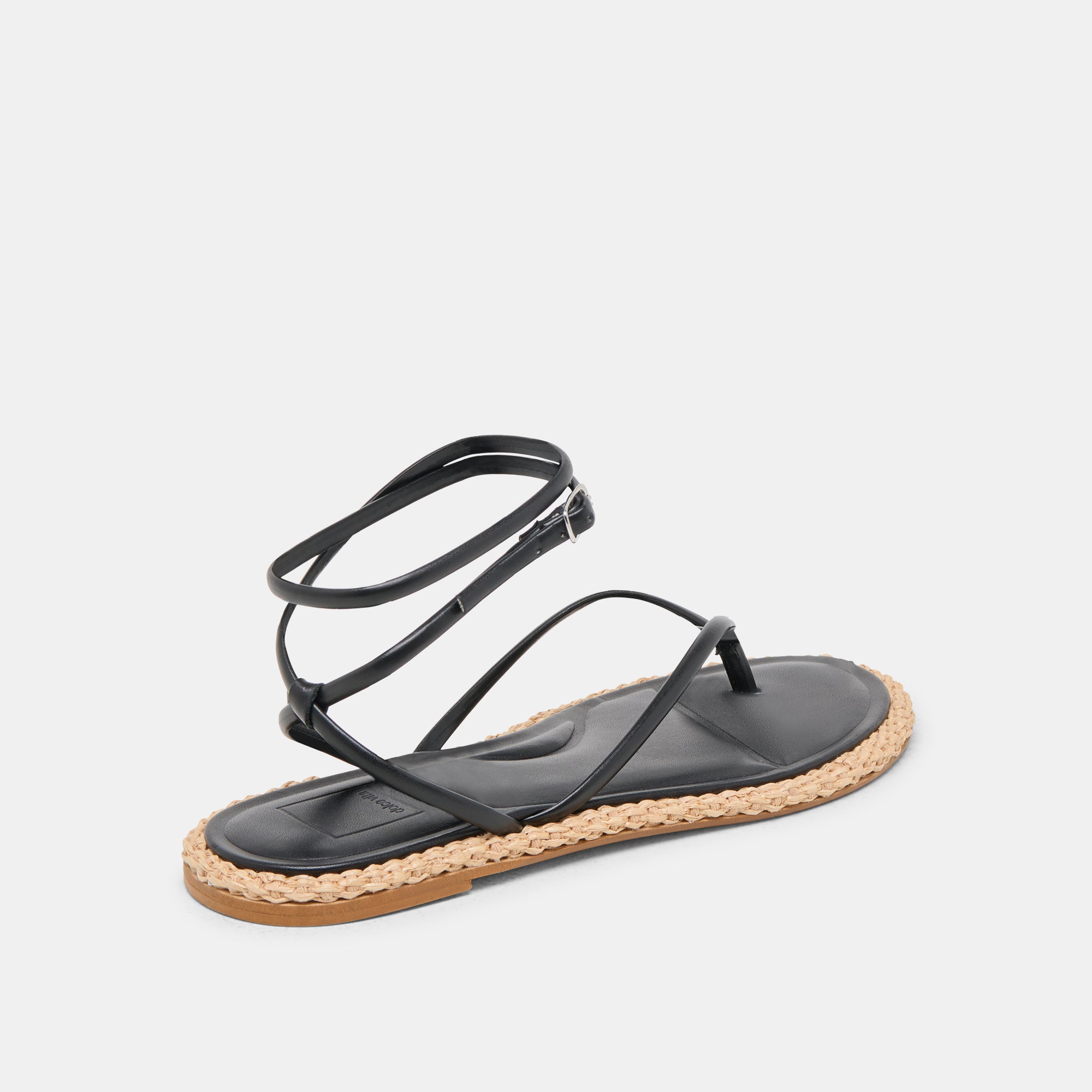 Premium Black Leather Cove Sandals for Women - Comfortable & Stylish Beach & Casual Wear
