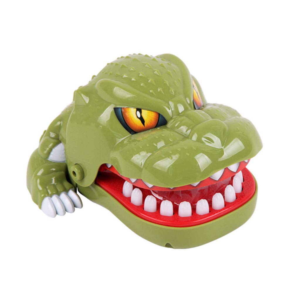 Dinosaur Biting Finger Game - Fun Interactive Kids Toy with Crocodile Teeth - Exciting Party Favors for Children (Random Colors) - Perfect for Birthday Parties, Family Game Nights & Preschool Learning Activities