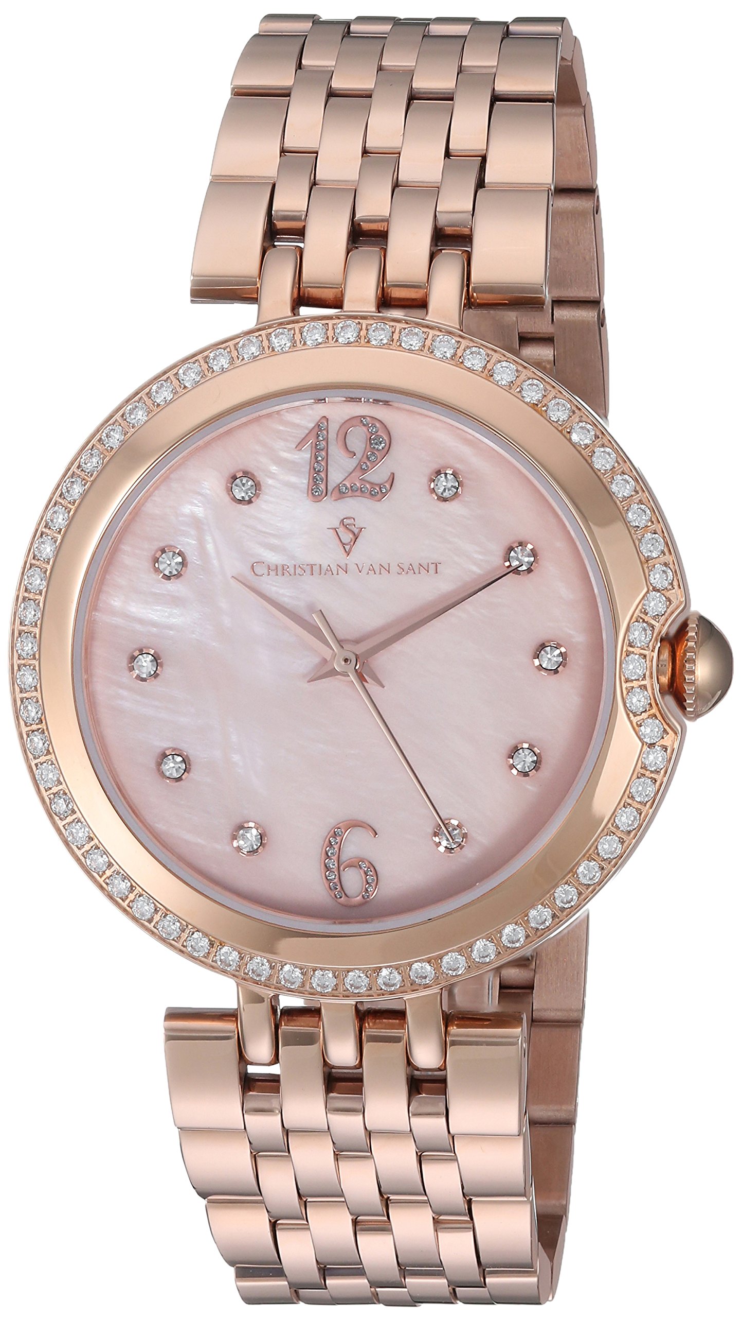 Elegant Rose Gold Women's Watch - CV1614 Jasmine Analog Quartz Timepiece for Casual, Office & Special Occasions