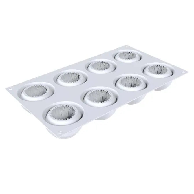 KIKU 70 Silicone Mold - 2.75 Inch Baking Cupcake & Chocolate Candy Making Mold for DIY Desserts & Party Decorations